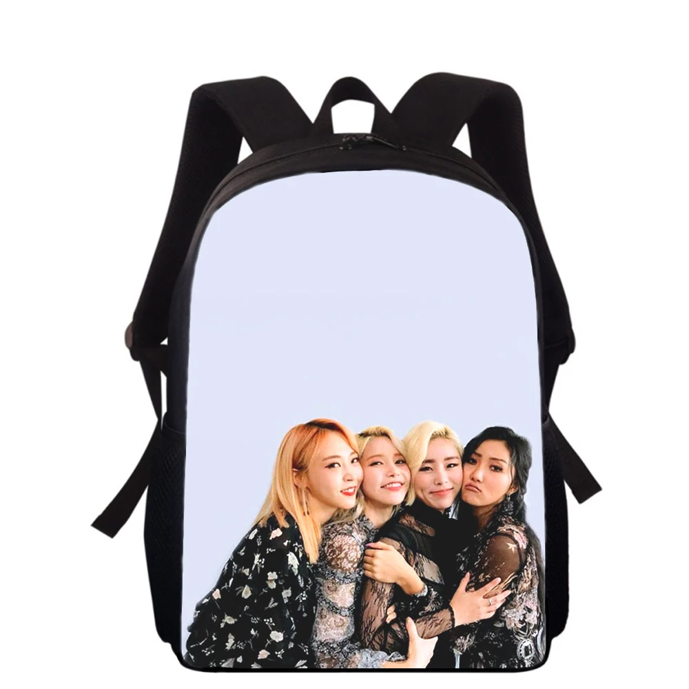 MAMAMOO KPOP girl 15” 3D Print Kids Backpack Primary School Bags for Boys Girls Back Pack Students School Book Bags