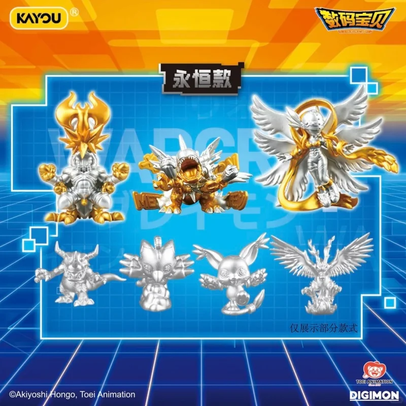 Фото KAYOU Digimon Dimensional Evolution Adventure Vol.1 Mega Secret WarGreymon Резиновые мини-фигурки из аниме, коллекционные игрушки, подарки №2
