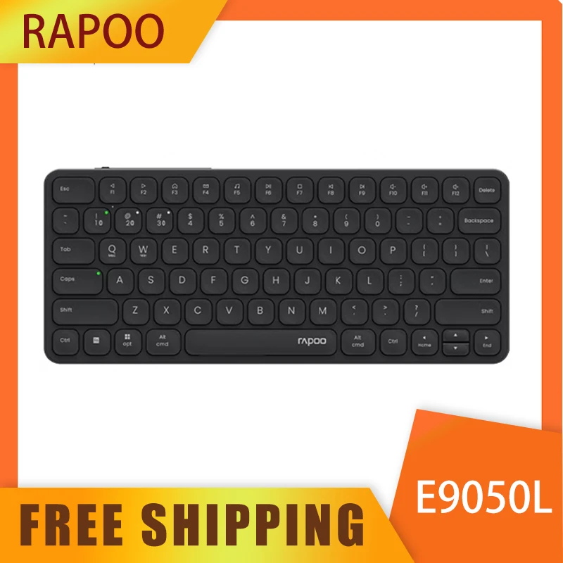 Rapoo E9050L Ультратонкая беспроводная мембранная клавиатура Трехрежимная офисная