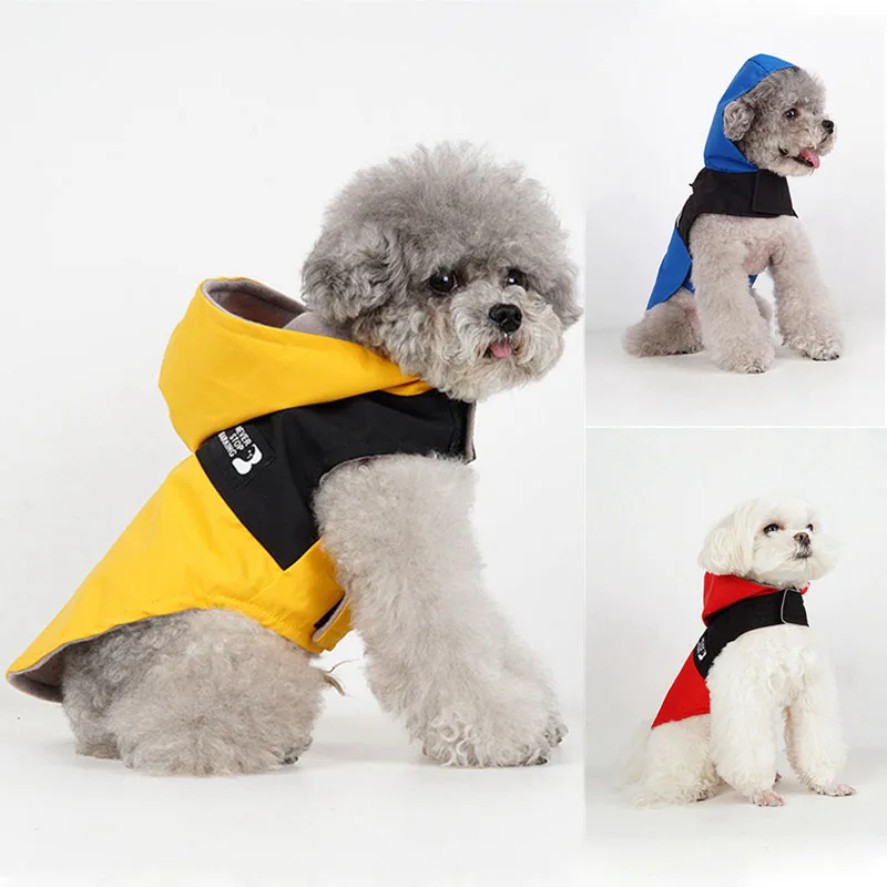 

Дождевик для домашних животных, многофункциональная водонепроницаемая лента с капюшоном, плюшевый плащ, дождевик для летних питомцев, Разм...