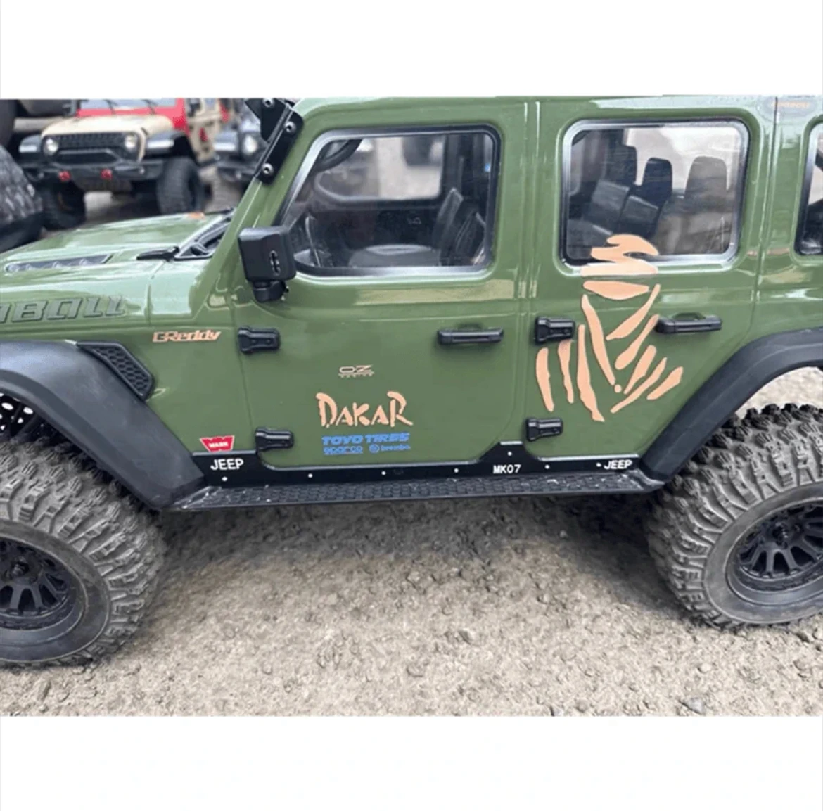 MK07 лазание автомобиля боковая охватывающая юбка украшение модификация и