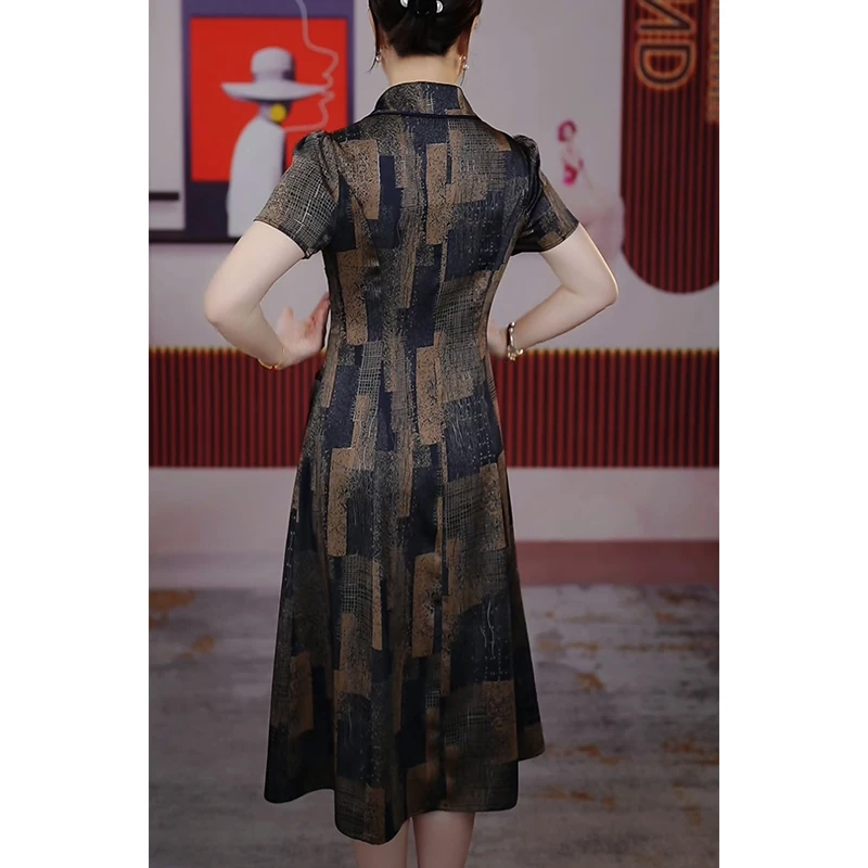 Детское летнее платье с коротким рукавом AYSAN элегантное модное средней длины