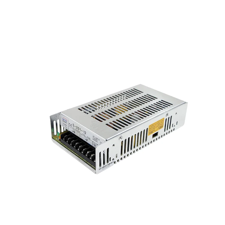 

S-201-12V многоразовая доставка низкая доставка высокая эффективность 201 Вт одиночный выходной светодиодный адаптер питания