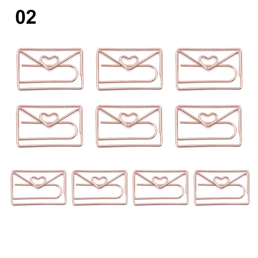 Металлические зажимы для бумаги 10 шт.