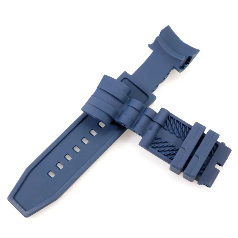 Watch Band Strap For Invicta Reserve Collection Bolt Zeus Rubber Black