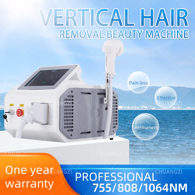

2000W Laser Hair Removal Machine 3 Wavelength 808nm Diode Newest For Salon Rejuvenator Painless Effective Hair Removal Machine