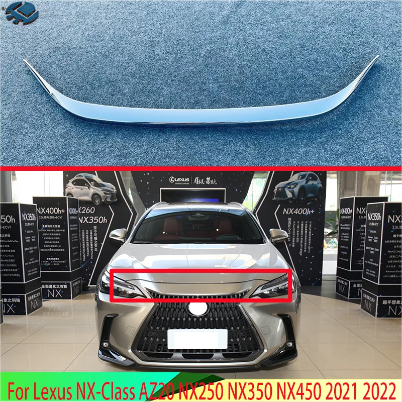 Для Lexus NX-Class AZ20 NX250 NX350 NX450 2021 2022 ABS хромированный передний капот решетка бампер