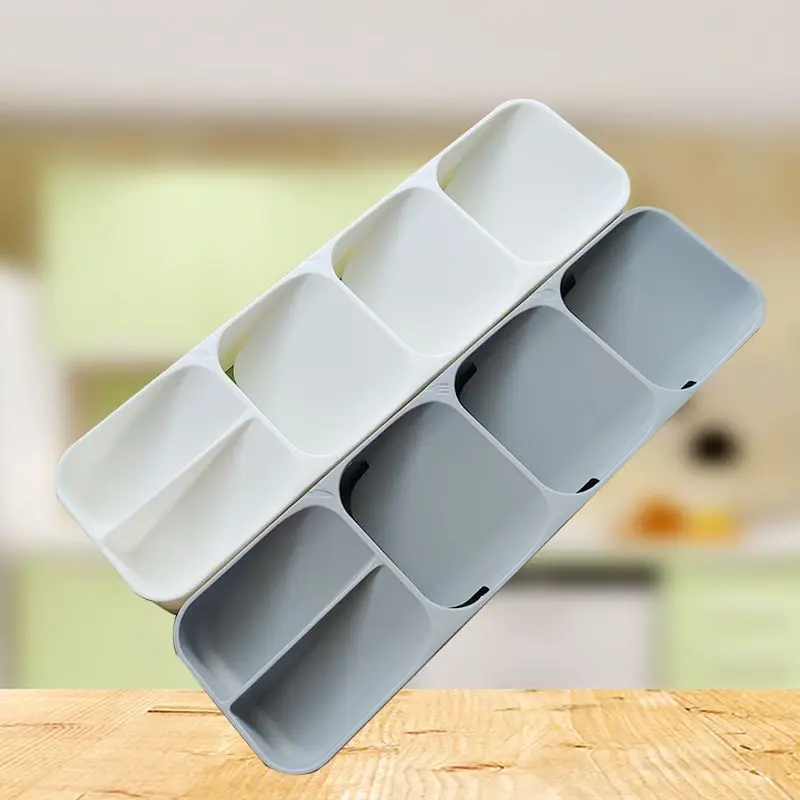 

Kitchen Cutlery Storage Tray Knife holder Kitchen Organizer Kitchen Container Spoon Fork Storage Separation Knife Block Holder