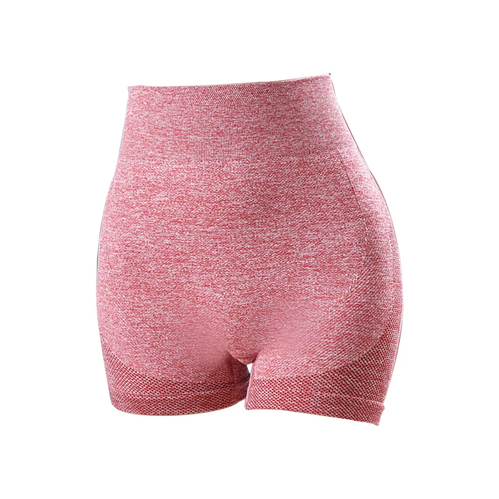 

Спортивные шорты с высокой талией, подтягивающие бедра тренировочные штаны для йоги, поглощающие пот повседневные стильные трико для бега S