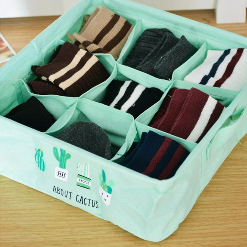 

Lingerie Storage Box Underwear Socks Home Closet Bra Organizer Drawer Divider Compartment For Underwear Storage Box 1pc