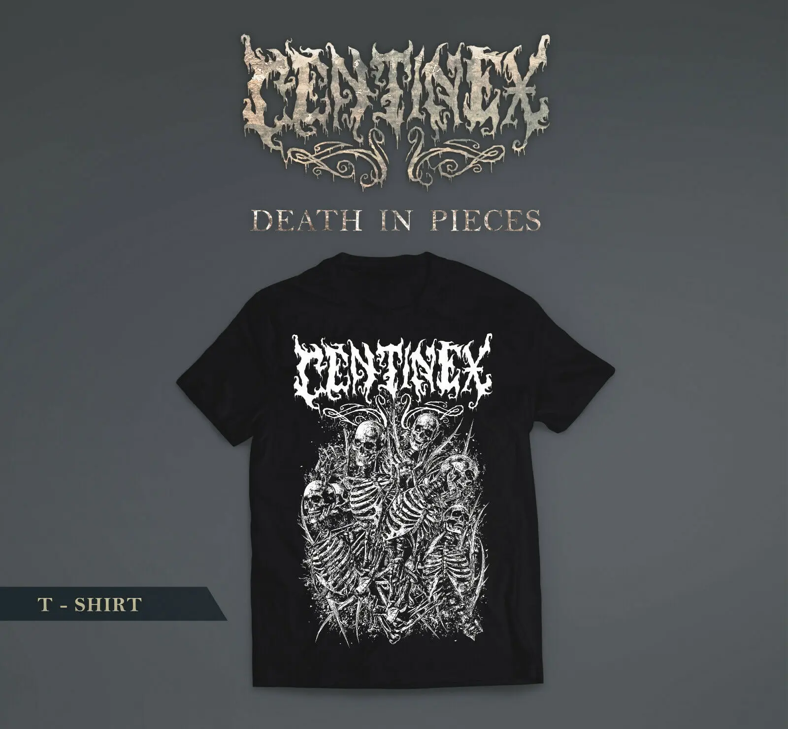 Официальная футболка CENTINEX Death in Pieces