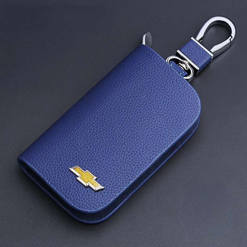 Высококачественный кожаный кошелек для ключей автомобильный чехол сумка
