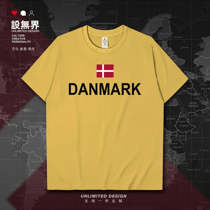 Дания датская DNK мужская футболка с короткими рукавами одежда для встреч