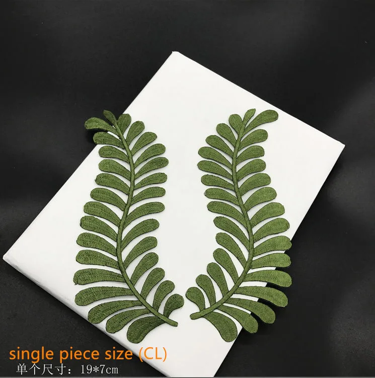 Новое поступление 10 пар 19x7 см вышитые модные нашивки утюг на джинсах пальто