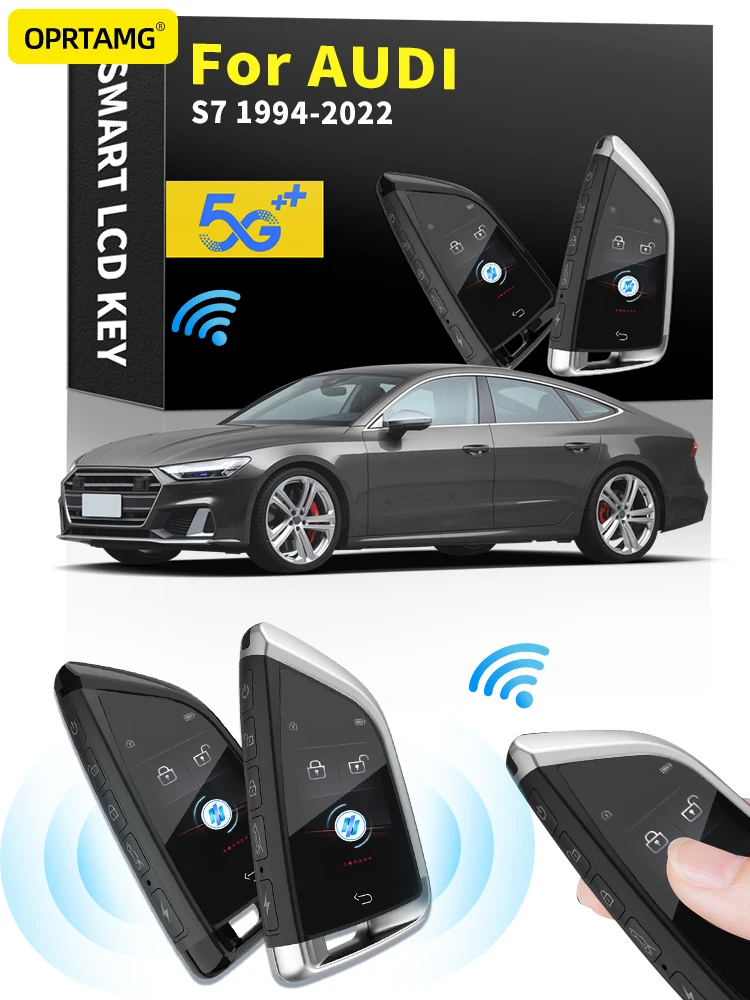 

Remote Key LCD Display Screen for keyless-go smart key vehicle For Audi S7 2000 2001 2002 2003-2017 2018 2019 2020 2021 2022