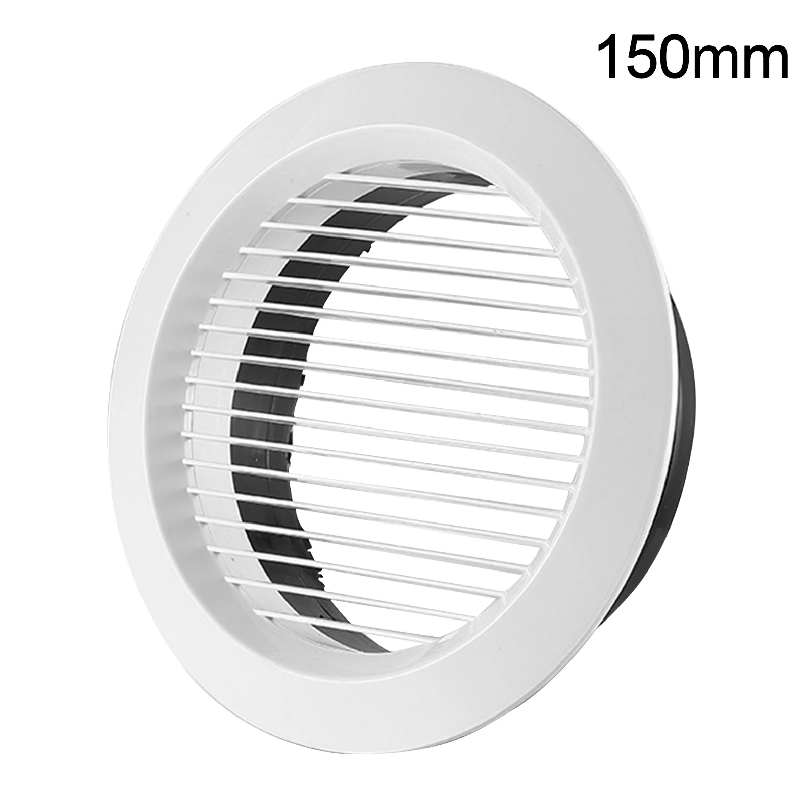 

Wall Anti Fly Ventilation Cover Easy Install ABS Air Vent Grille Round Louvred Bathroom Non Slip Adjustable Bedroom Accessories