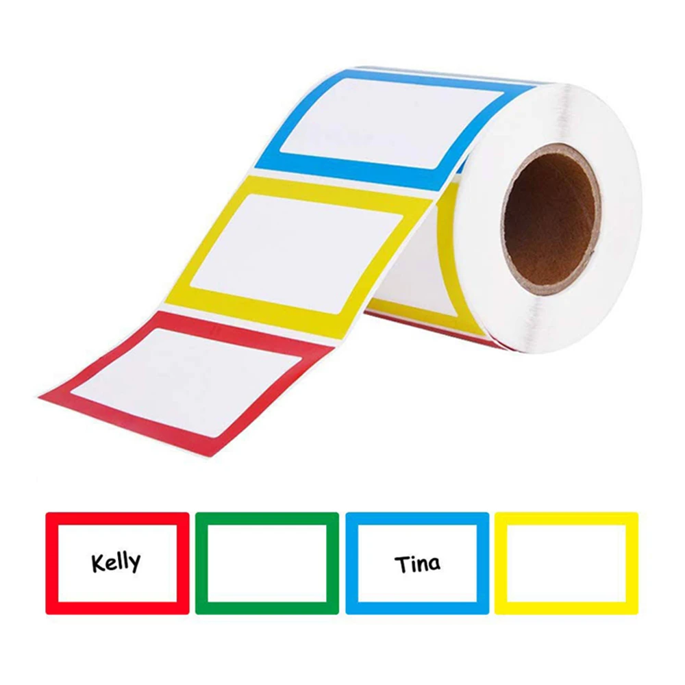 

150 шт. цветные пустые наклейки для имен