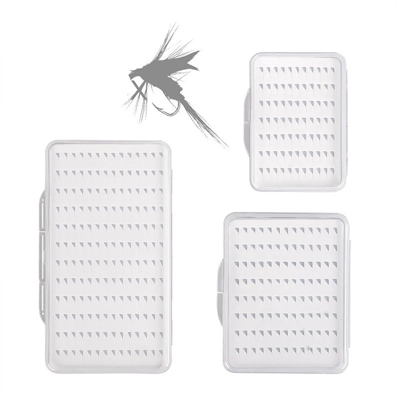 

Fishing Box Waterproof Fly Fishing Lure Bait Trout Storage Case Container Transparent Ultra-thin Fishing Tackle
