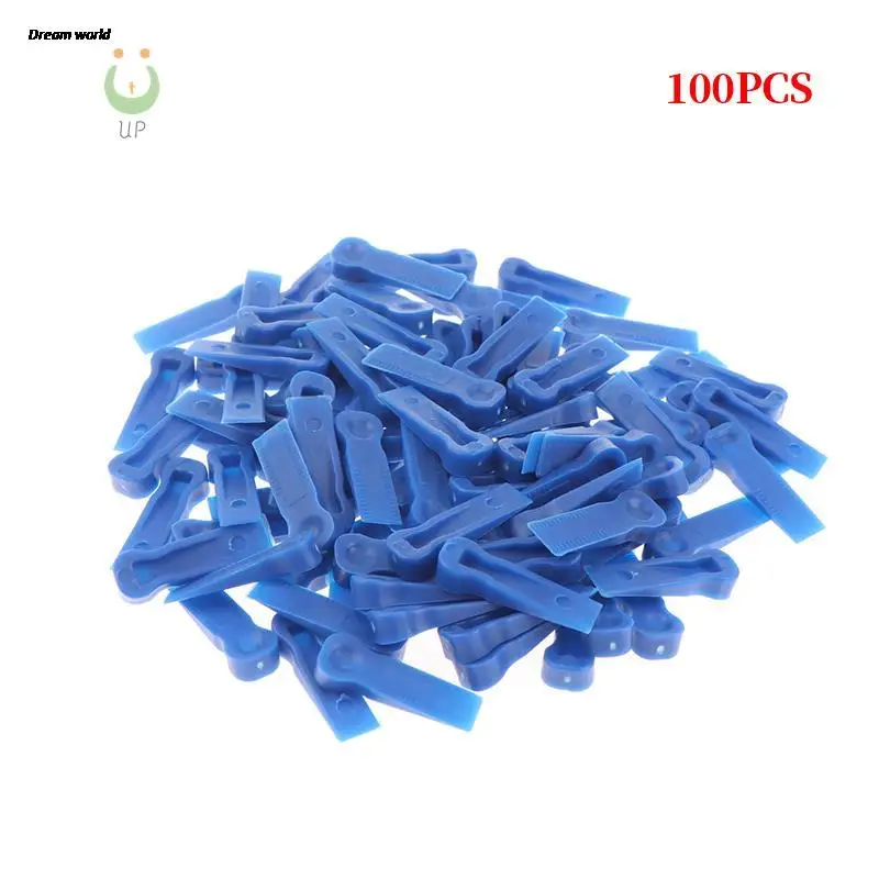 

100PCS Reusable 6mm Plastic Tile Wedge Spacer Leveling Clip Floor Locator Wall Ceramic Tiling Laying Nivelador Construction Tool