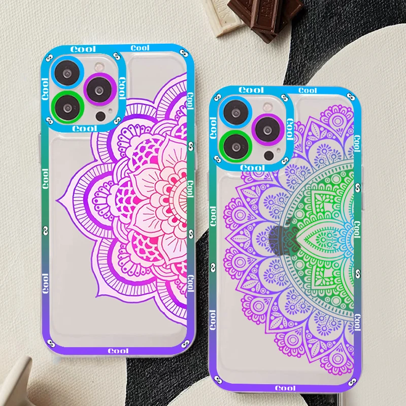 

Datura Flowers Art Phone Case for iPhone 11 12 13 Mini Pro Max 14 Pro Max Case shell