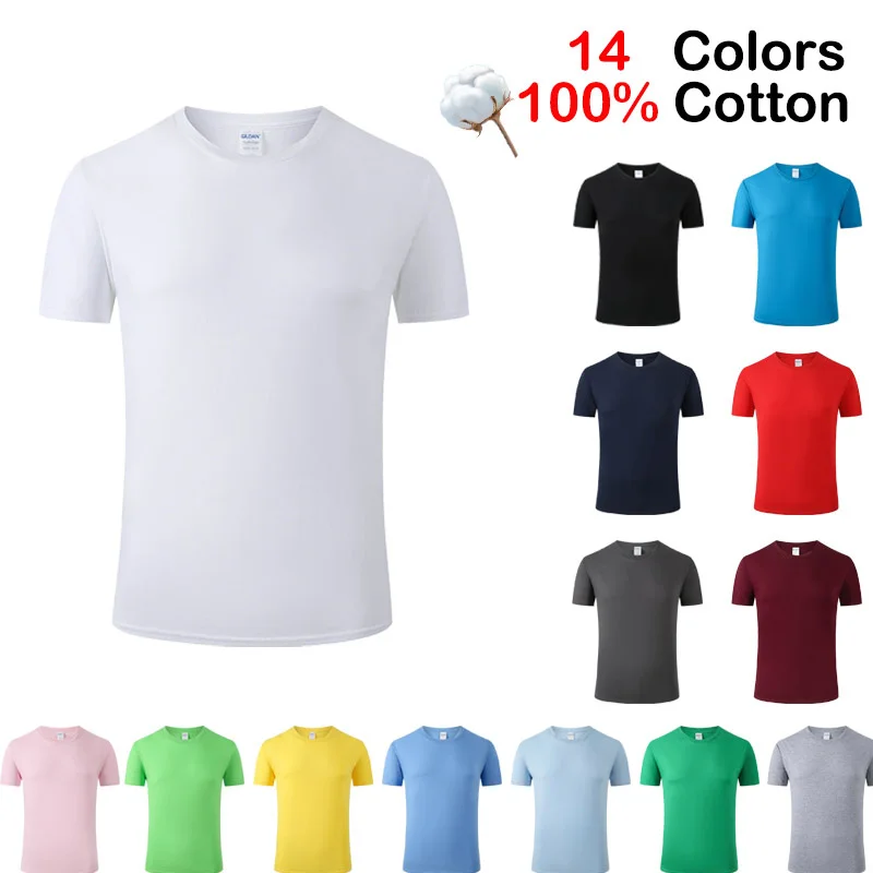 

Качественная мужская и женская футболка, летняя новинка, футболки из 100% хлопка, Повседневная футболка с коротким рукавом и круглым вырезом, ...