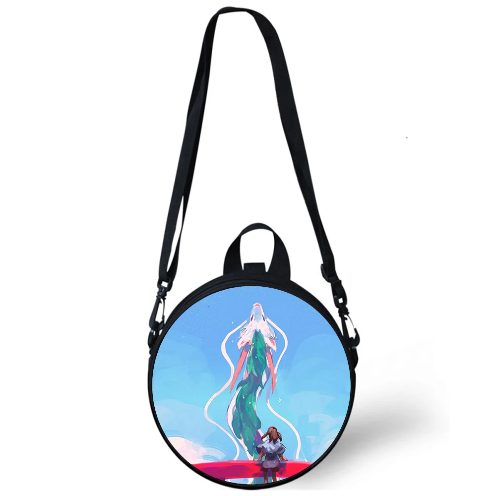 Anime Spirited Away Child kindergarten Bag 3D Print Crossbody Shoulder Bags For School Women Mini Round Bagpacks Rugtas Bag