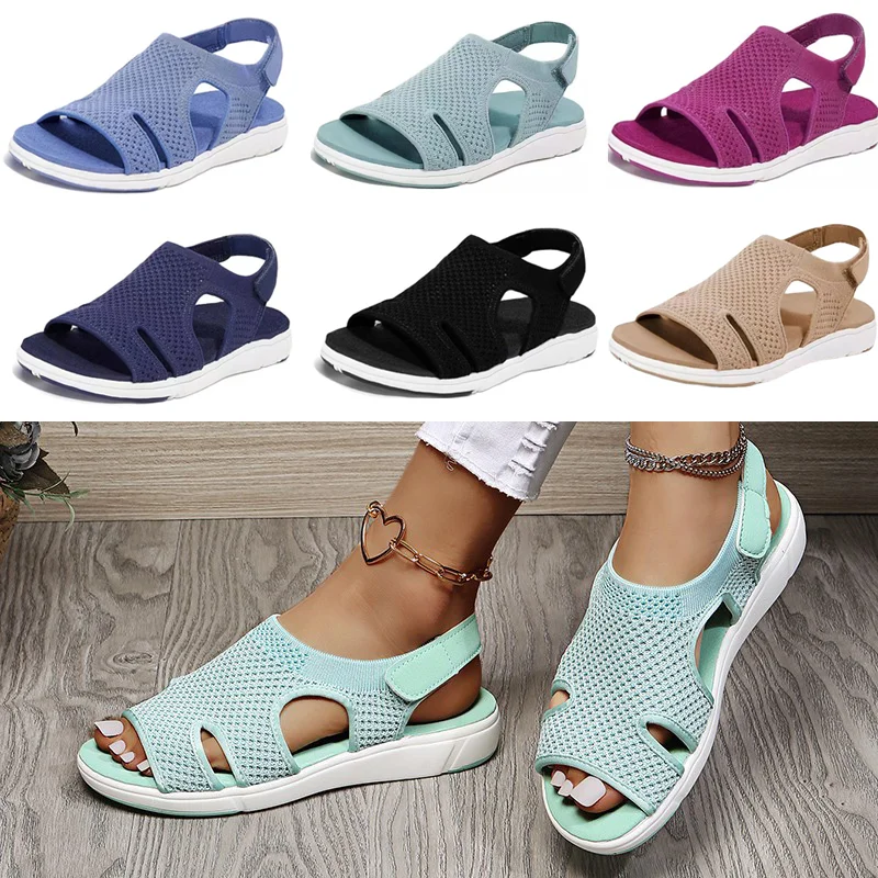 

Summer Women Sandals Sexy Shoes Crystal Casual Woman Flats Buckle Strap Beach Shoe Sapatos Femininos sandalias de las mujeres