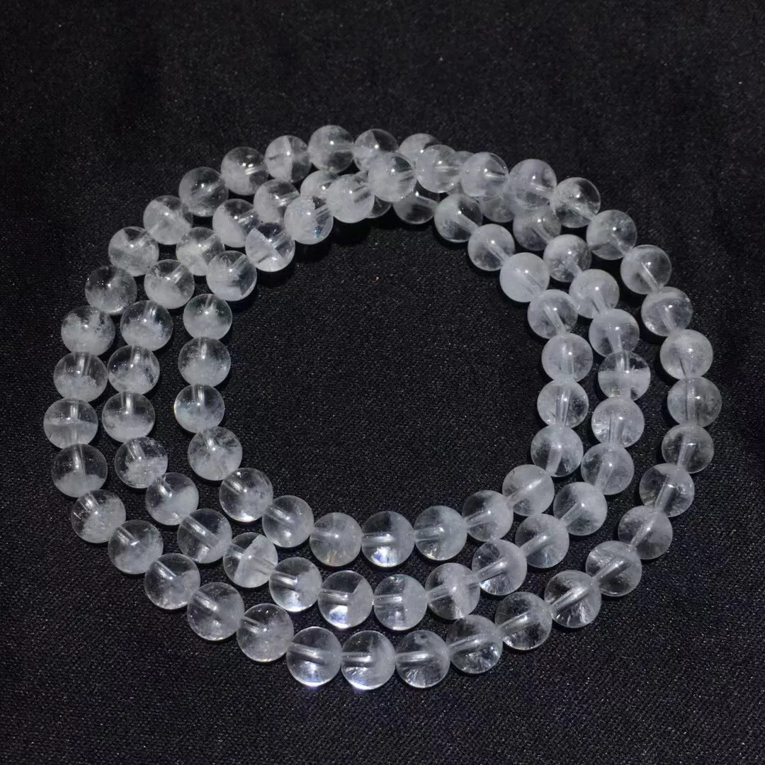 

6mm Natural Ghost Phantom Quartz Bracelet Jewelry For Women Lady Men Healing Luck Gift Reiki Crystal White Beads Strands AAAAA