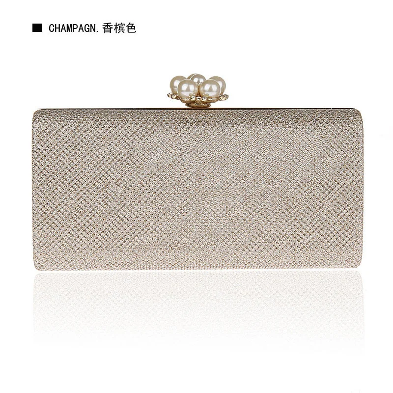 

Gold/Silver Golden Crystal Evening Clutch Bag Women Luxury Brand Bags Wedding Diamond Handbags Bridal Metal Clutches Bag WY169