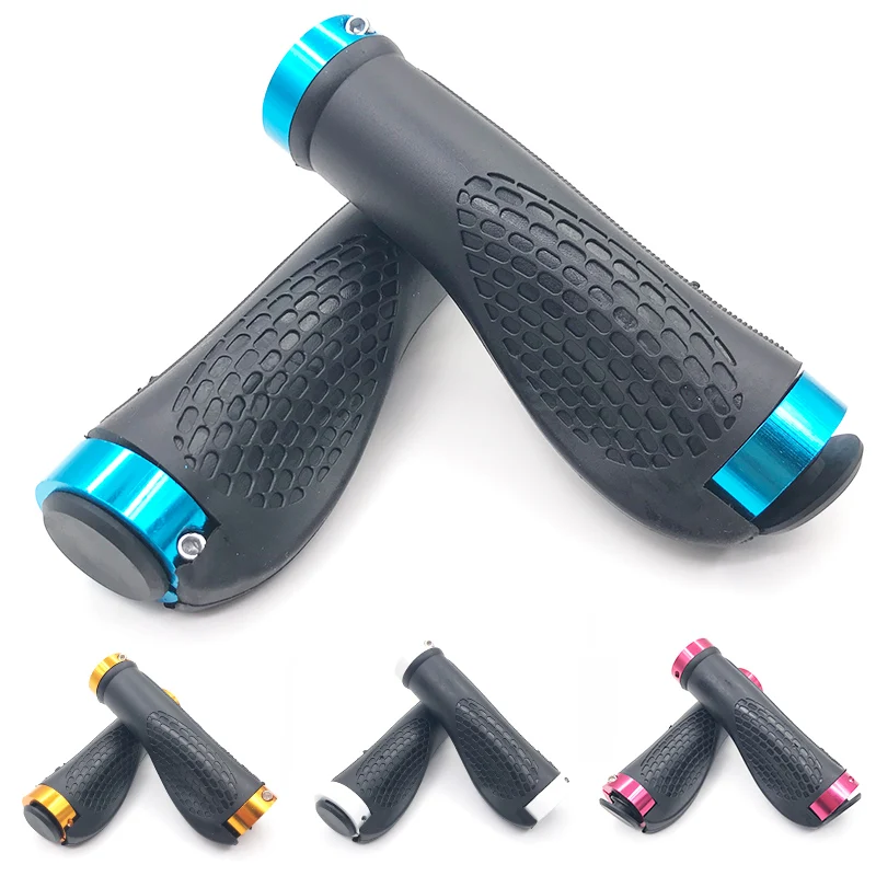 

1 Pair Mountain Road Bicycle Handlebar Grips Ergonomic Rubber Bike Handle Grips Cycling Riding Bicycle Handlebars Grips