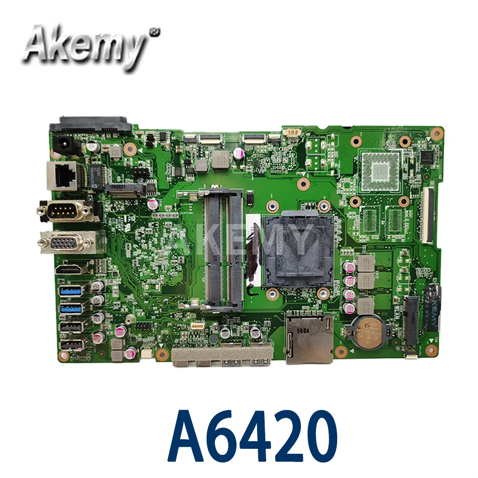 

Akemy For ASUS A6420 Laotop Mainboard A6420 A6420-1B Motherboard 90PT01B0-R21000