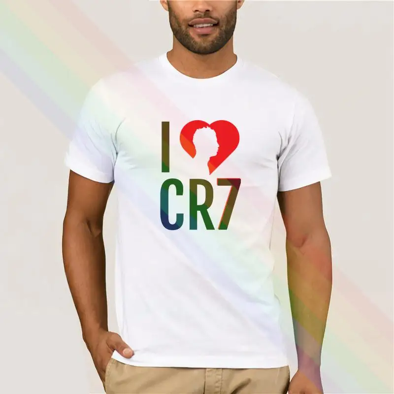 

I Love CR7 Best Selling Summer Print T Shirt Clothes Popular Shirt Cotton Tees Amazing Short Sleeve Unique Unisex Tops