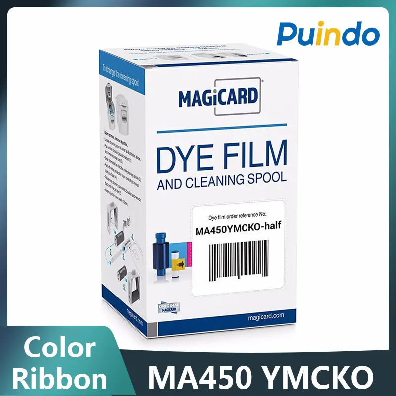 Для Magicard MA450 MA300YMCKO ymcKO полупанельная цветная лента 450 печать для принтера ID Card Pronto Enduro3E Duo Rio Pro