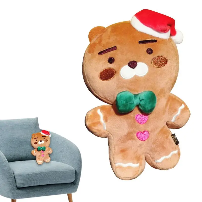 

Имбирные плюшевые Имбирные игрушки, мультяшная кукла, подушка для обнимания, печенье, мягкая плюшевая игрушка, новогодние подарки для детей