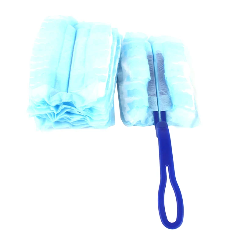

10Pcs Magic Duster Electrostatic Absorbent Household Cleaning brush Dust cleaner remover for Window Car Cleaner Tool With Handle