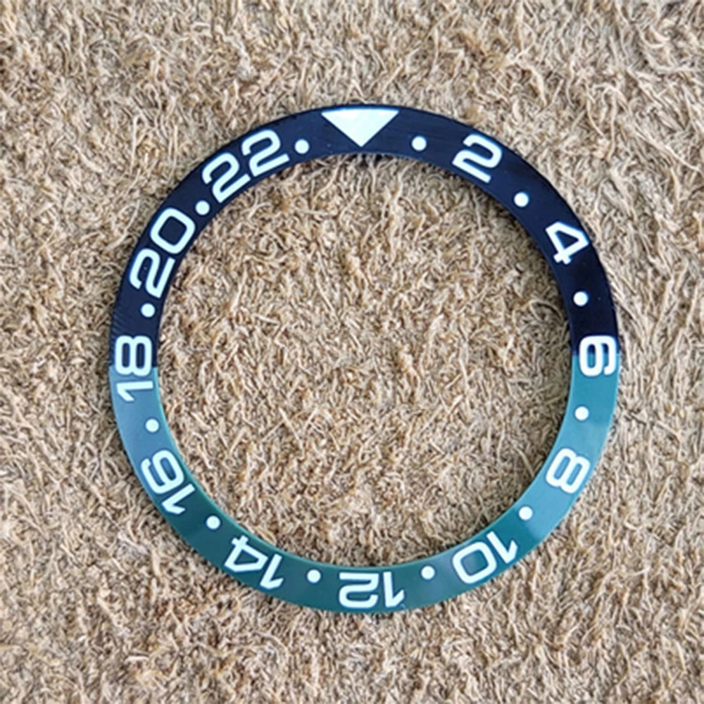 38mm 30.5mm Ceramic Bezel Ring Mouth Green Luminous Bezels Watch Retrofit Upgrade Accessories Blue Luminous Bezel