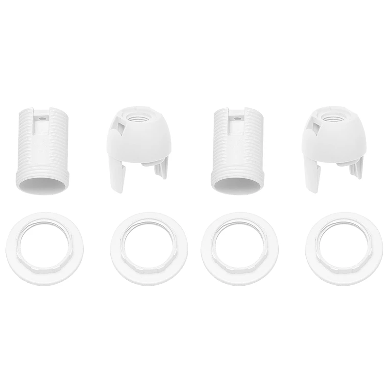 

HOT SALE 2X Plastic Shell Screw Type E14 Bulb Light Lamp Holder Socket AC 250V 2A