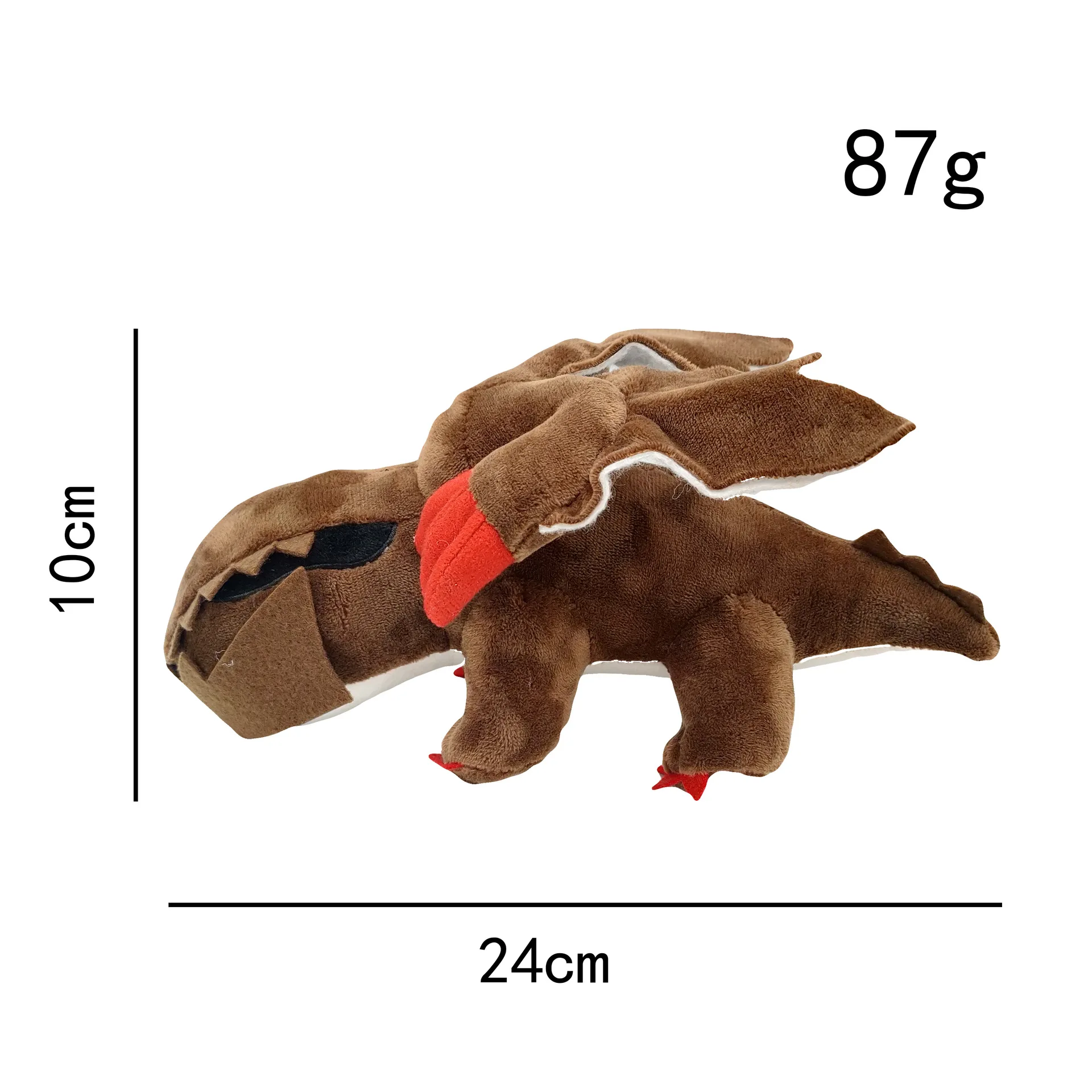 

24CM Brand New Gore Magala Plush Dragon Monster Hunter Monster Hunter Freedom Doll Kids Holiday Gift Plush Furniture Decorations