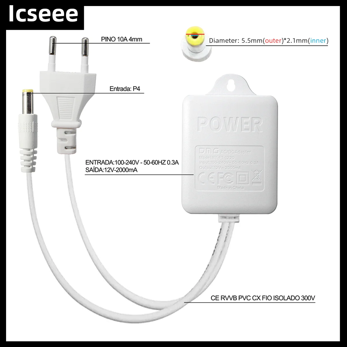 Charger For Ip/ahd Cameras