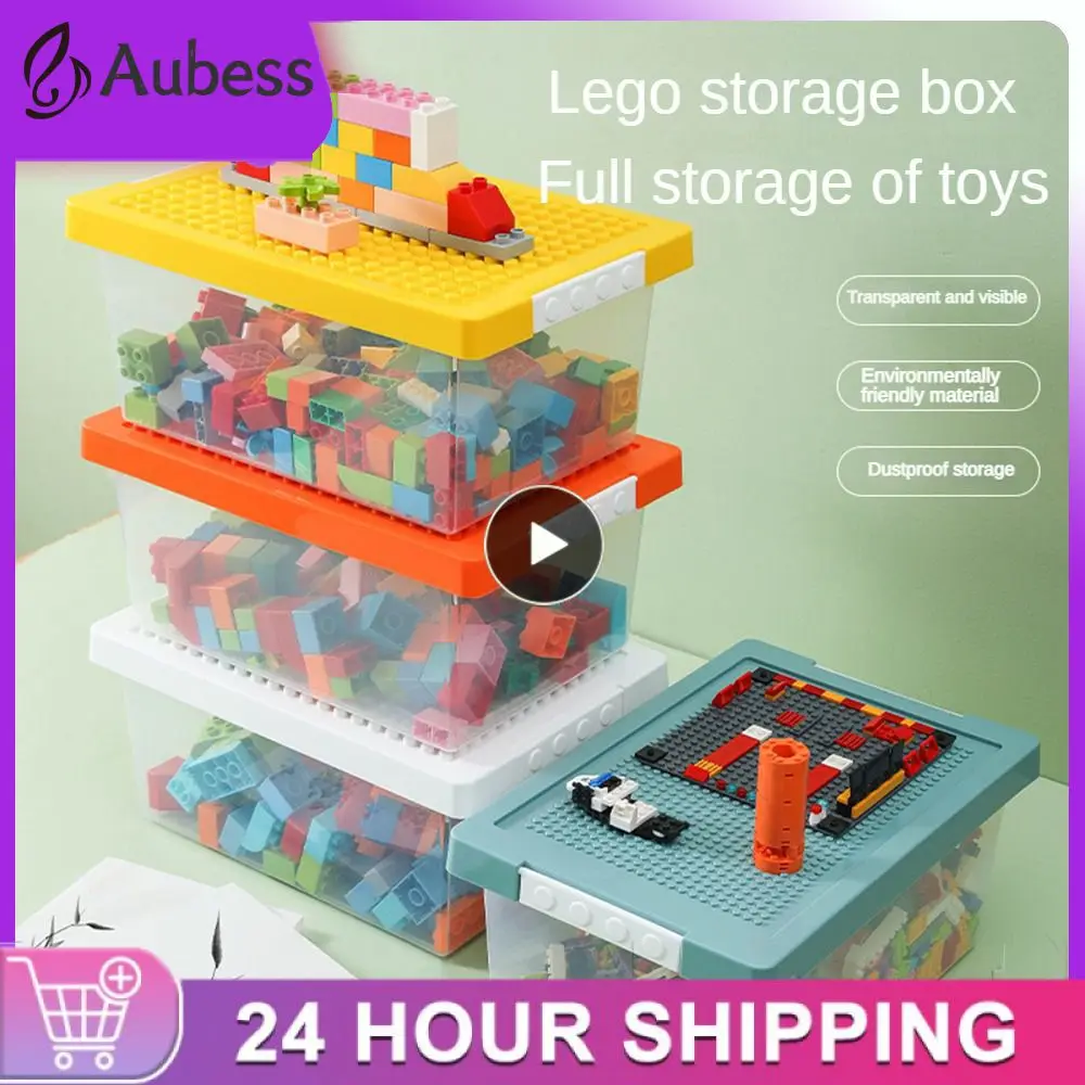

Kids Building Blocks Storage Box Toys Eco-friendly Plastic Desk Organizadores for Building Blocks Toy Organizer