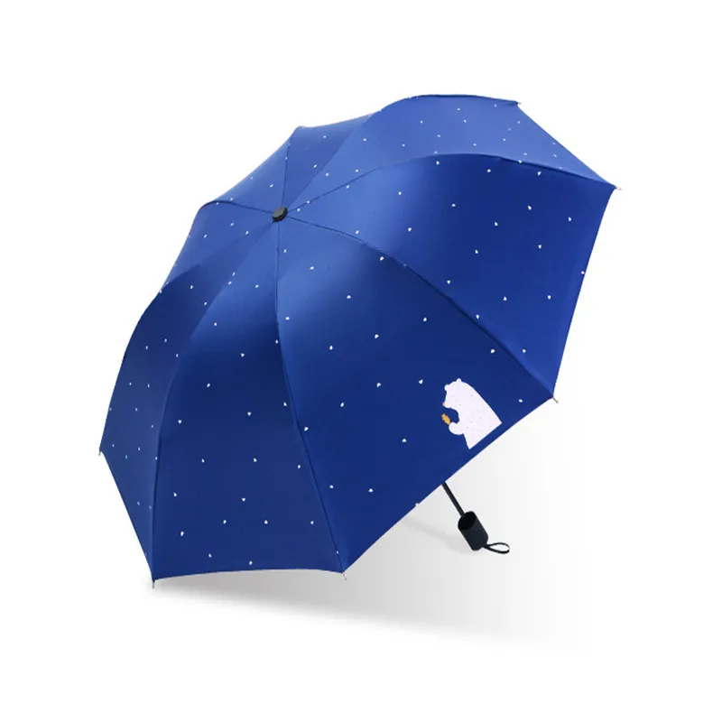 

Cartoon Manual Umbrella Women's Folding Umbrella Umbrellas For Women Male Parasol Rain And Sun Anti UV Windproof Children