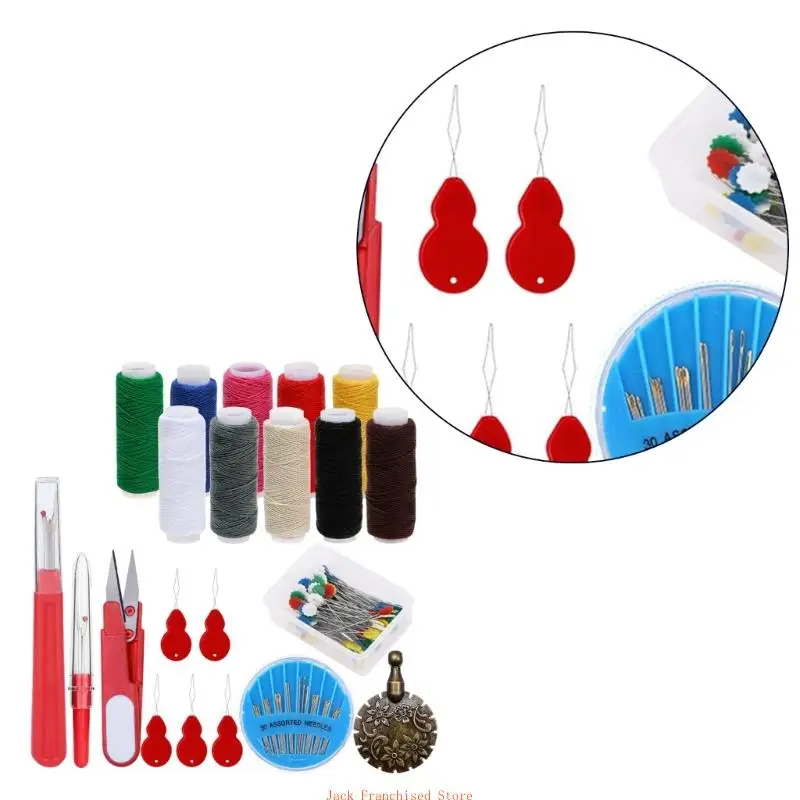 Наборы для шитья кожи мини-дорожные наборы принадлежности швейной иглы сделай