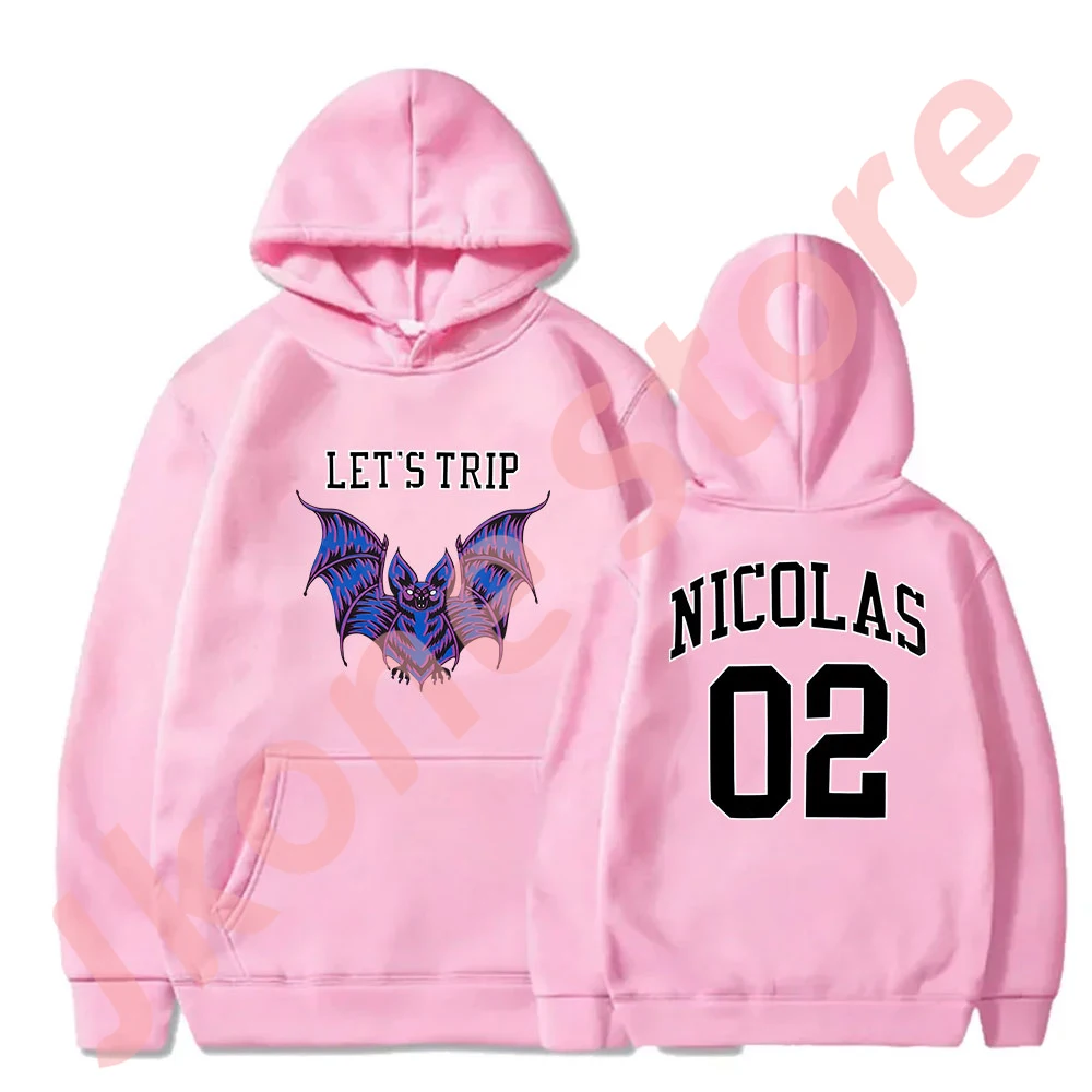 Sturniolo Triplets Let's Trip Bat Logo Merch толстовки косплей женские мужские модные