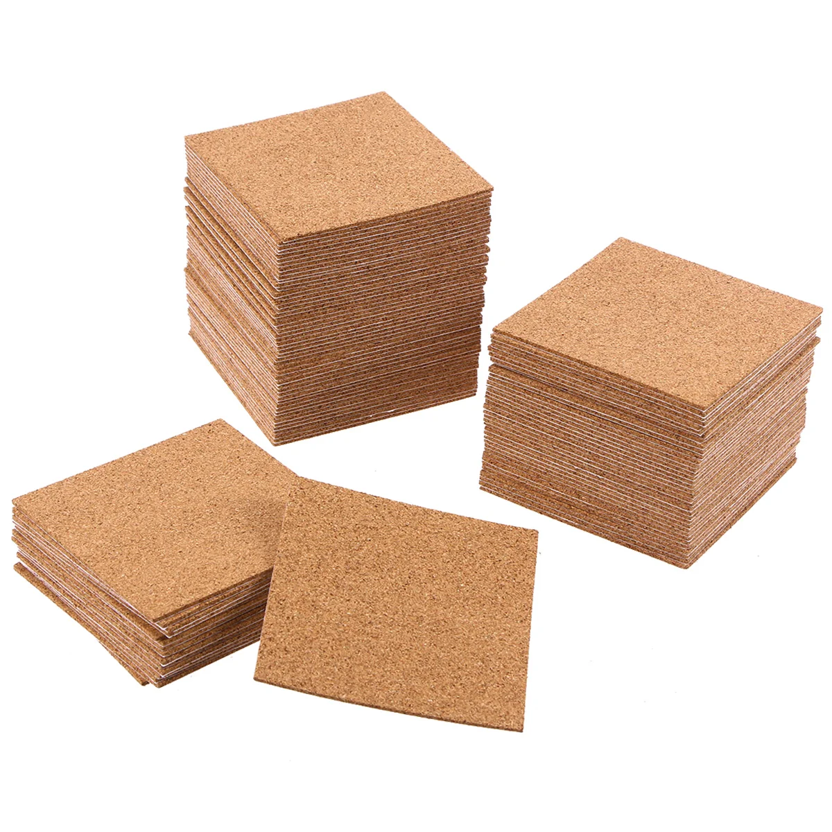 

Cork Adhesive Self Coasters Sheets Pads Backing Coaster Cup Mat Square Board Squares Wooden Holdermats Wood Drink Strip Tiles