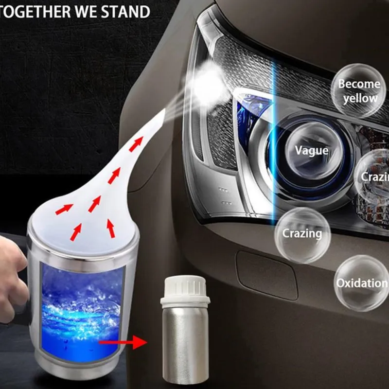 

100ml Universal Headlight Restoration Kit Car Headlamp Polishing Anti-scratch