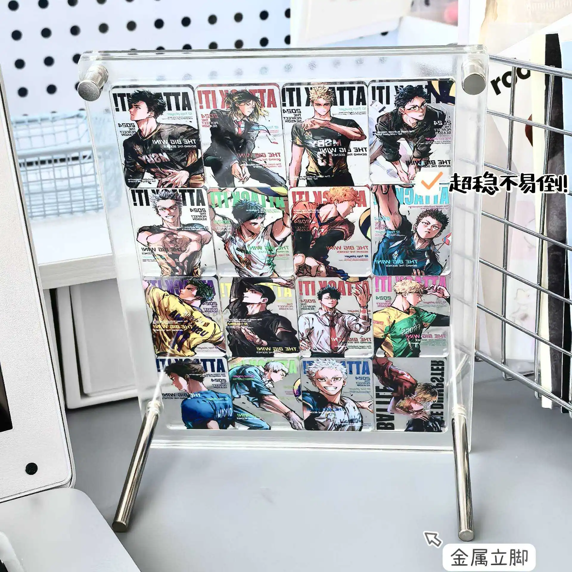 Аниме Haikyuu! Настольное украшение Shoyo Hinata Tobio Kageyama люмен разноцветное для стола