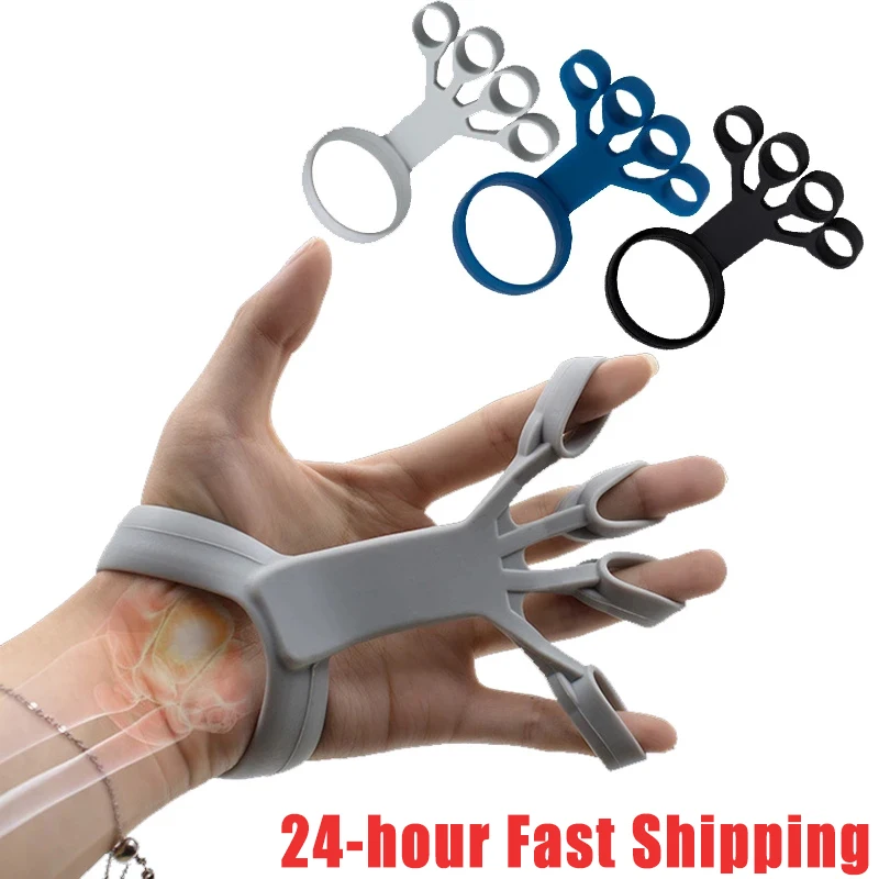 

Silicone Finger Trainer Wrist Strength Exercise Hand Grip Finger Expander Workout Hand Gripper Rehabilitation Workout Fitness