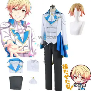 Imported Project Sekai Colorful Stage! Tenma Tsukasa Cosplay Costume Uniform Suits  Stage Costumes Cosplay Wi
