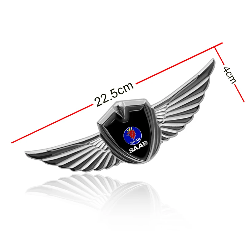 1 шт. автомобильный значок с металлическими крыльями для SAAB 93 Vector Aero Pantalla Radio Android 95