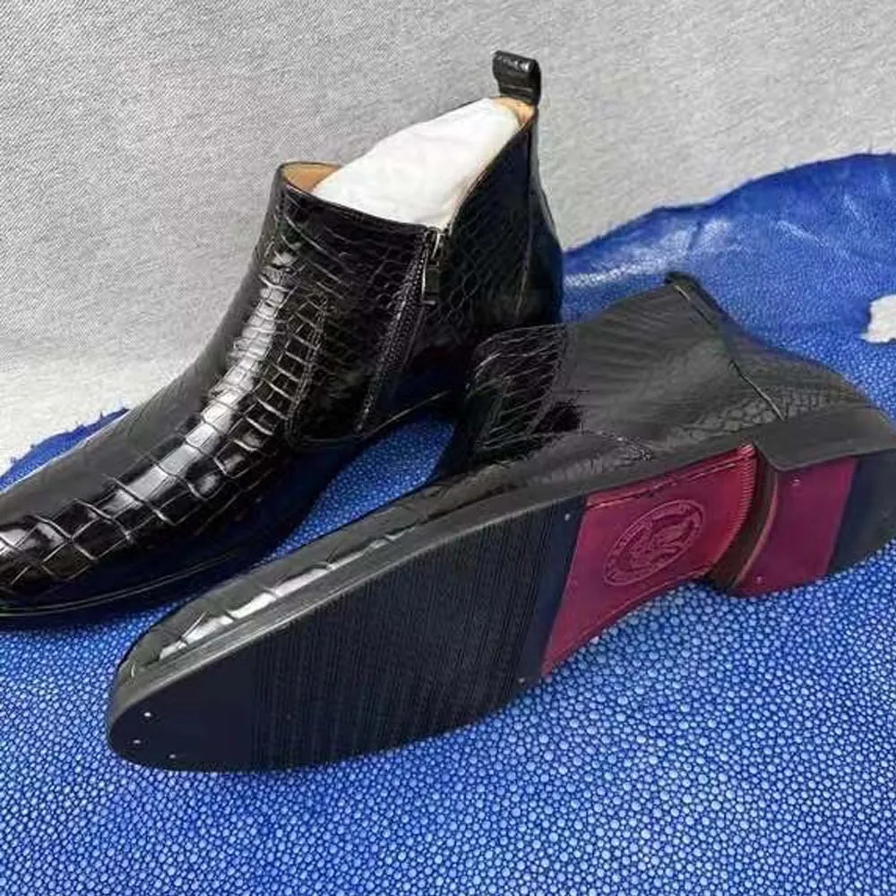Рисунок 5 - Новые мужские крокодиловые ботинки yingshang